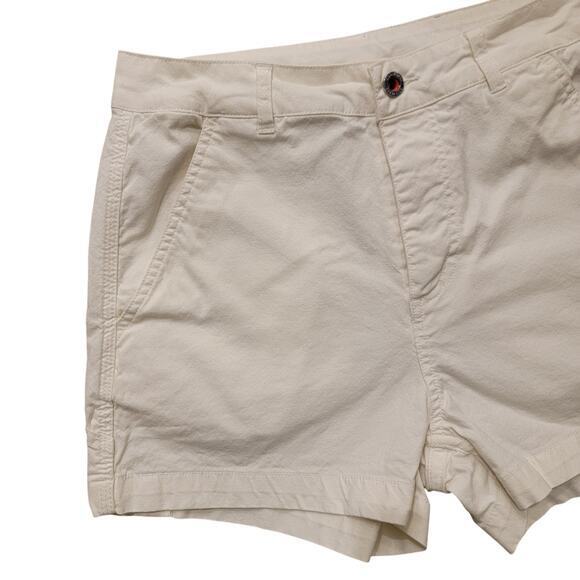 Converse White Sz 28 Chino Short Pocket Belt Loop Zipper Fly Casual Skater EUC - Picture 3 of 8